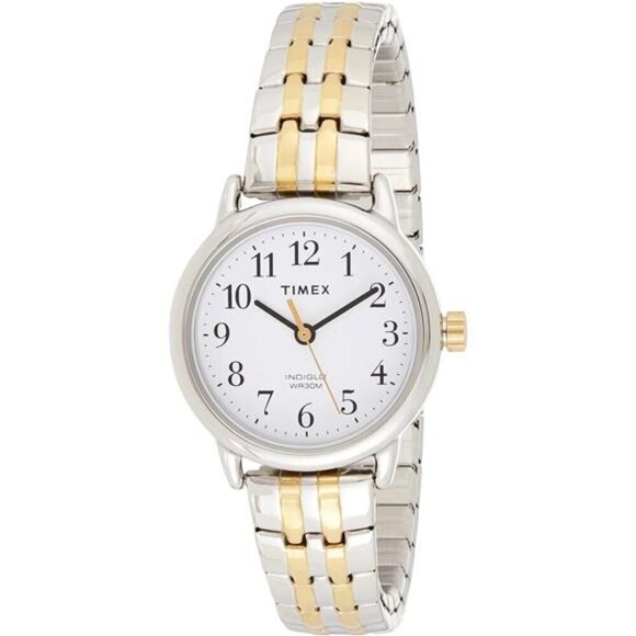 Women\'s Easy Reader Watch Silver Gold main image 4